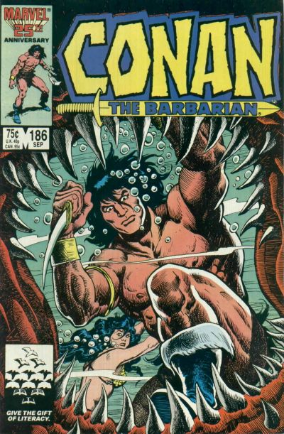 Conan The Barbarian #186 [Direct]-Very Good (3.5 – 5)