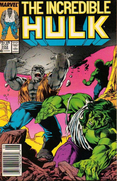 The Incredible Hulk #332 [Newsstand]-Very Good (3.5 – 5)