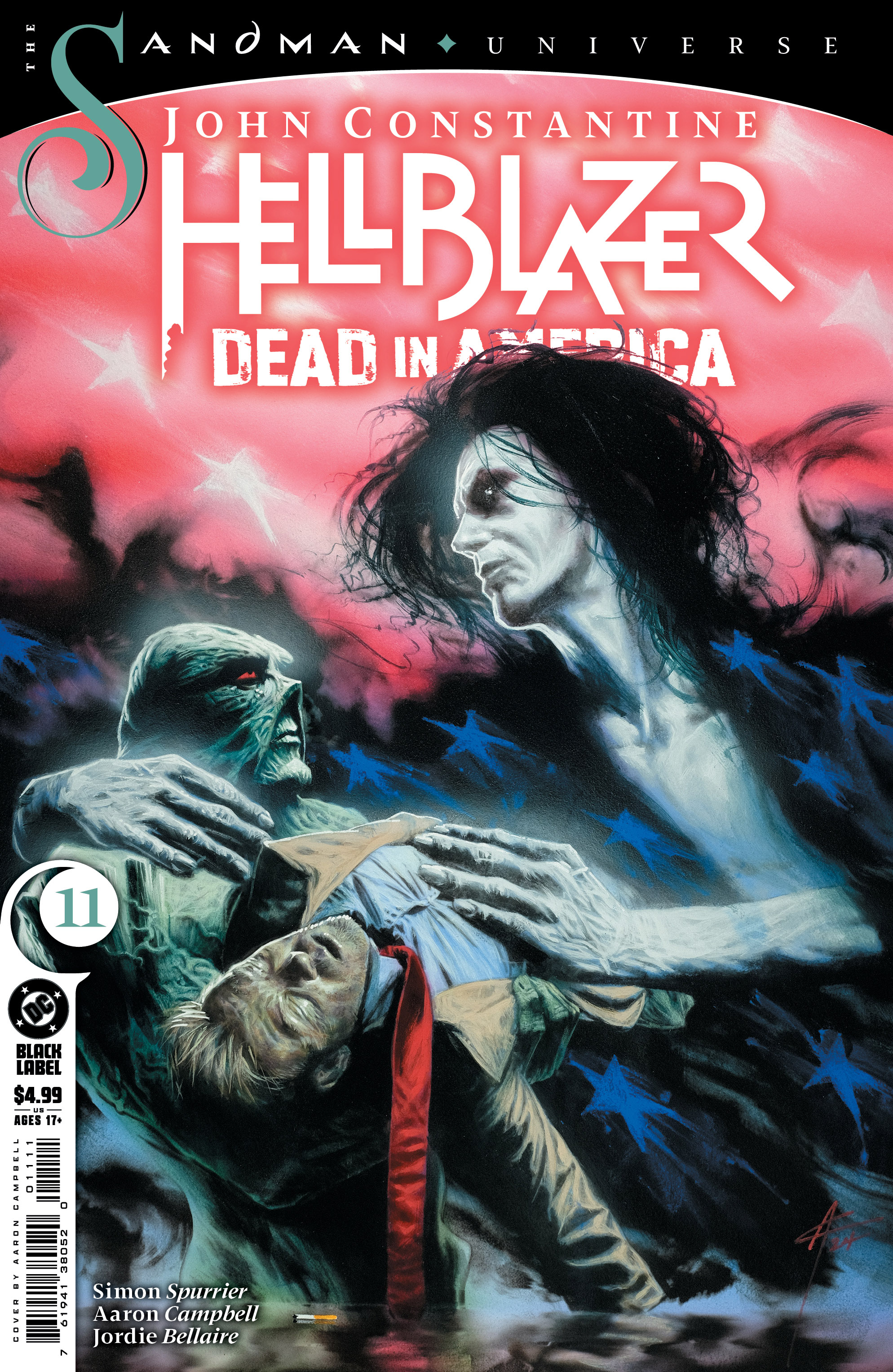 John Constantine, Hellblazer Dead in America #11 (Of 11) Cover A Aaron Campbel (Mature)