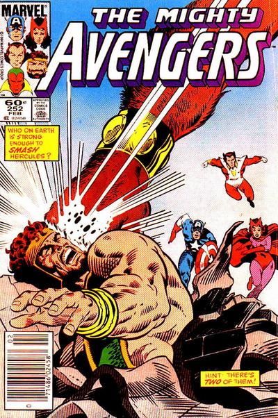 Avengers #252 [Newsstand]