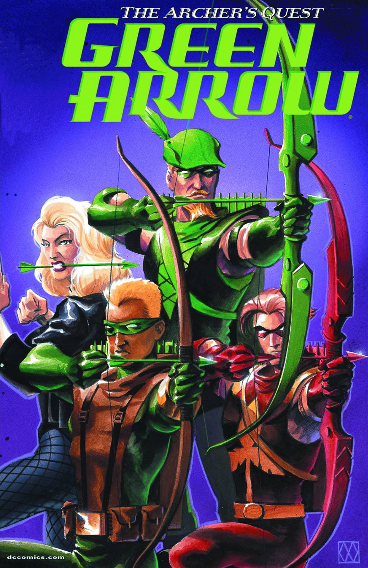 Green Arrow Archers Quest Deluxe Edition Hardcover