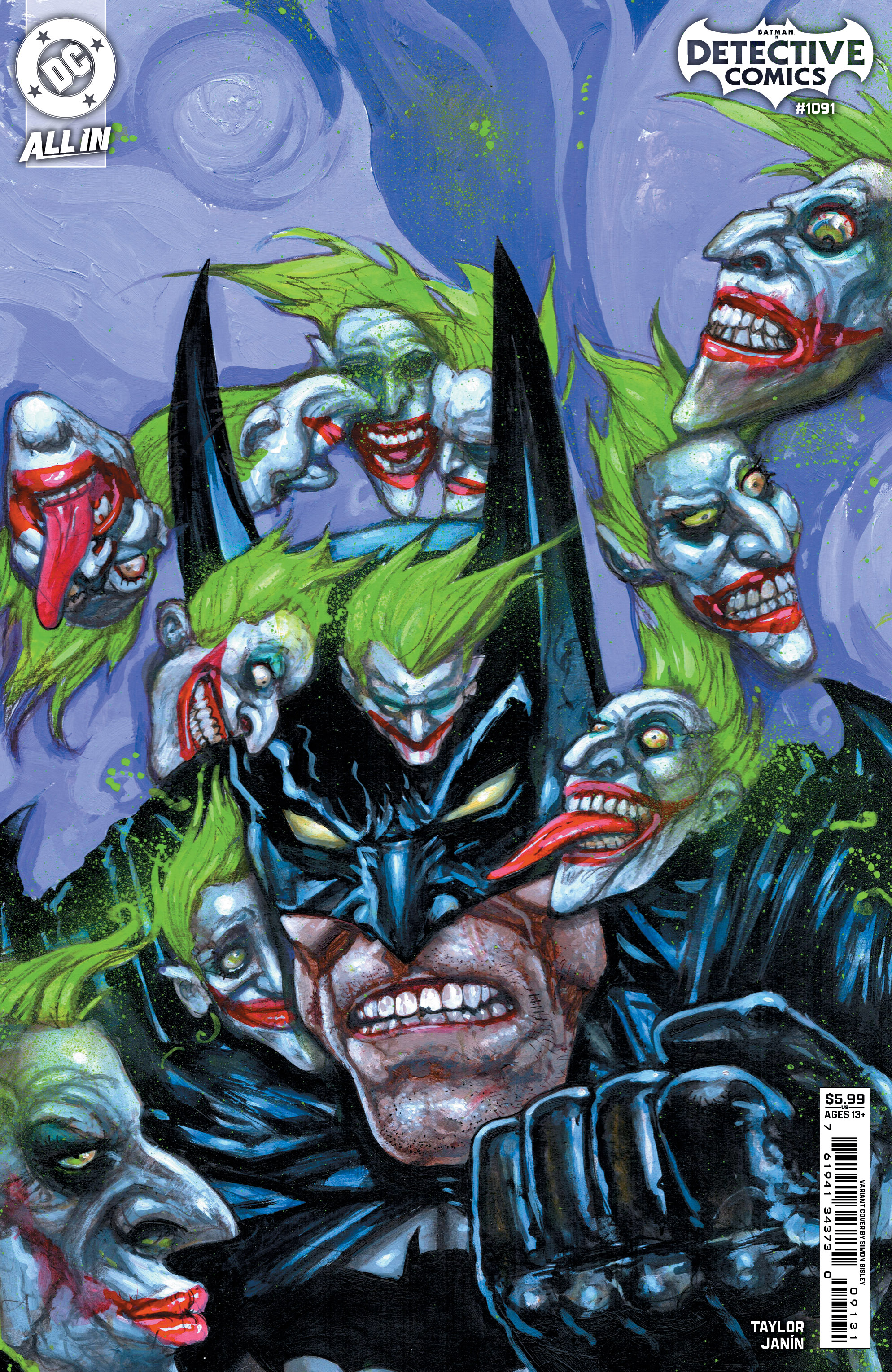 Detective Comics #1091 Cover C Simon Bisley Card Stock Variant