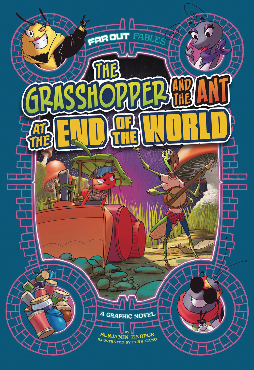 Far Out Fables Grasshopper & Ant At End of World Graphic Novel