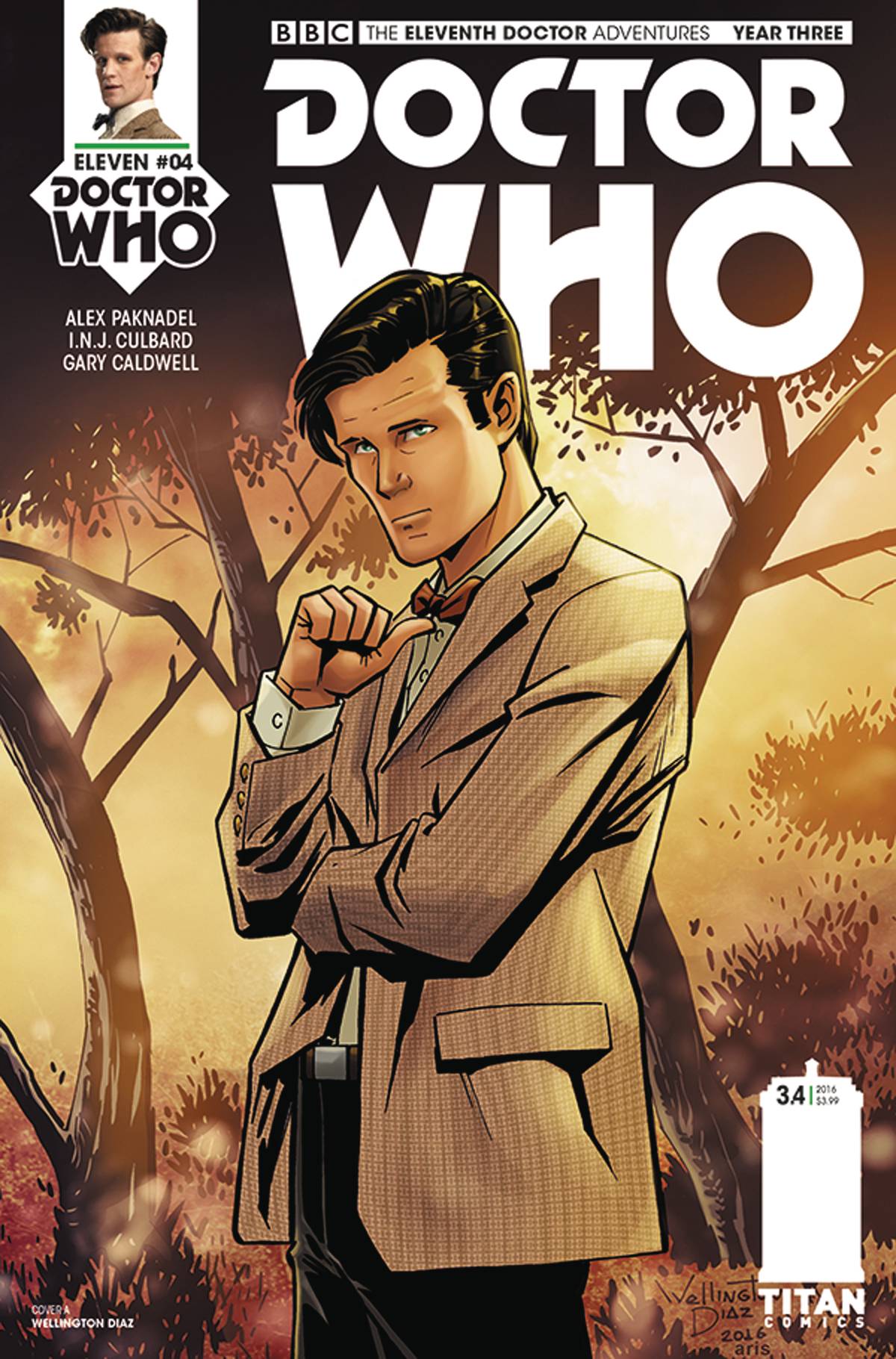 Doctor Who 11th Year Three #4 Cover A Diaz
