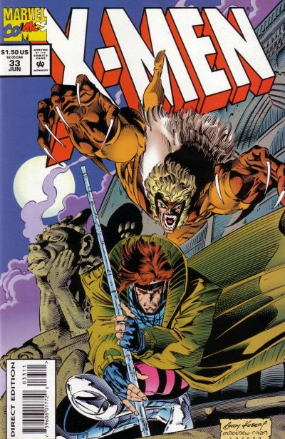 X-Men #33 [Direct Edition](1991)-Near Mint (9.2 - 9.8)