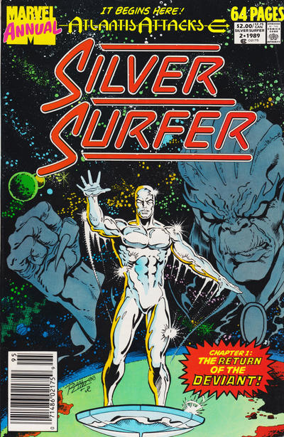 Silver Surfer Annual #2 [Newsstand]-Very Good (3.5 – 5)