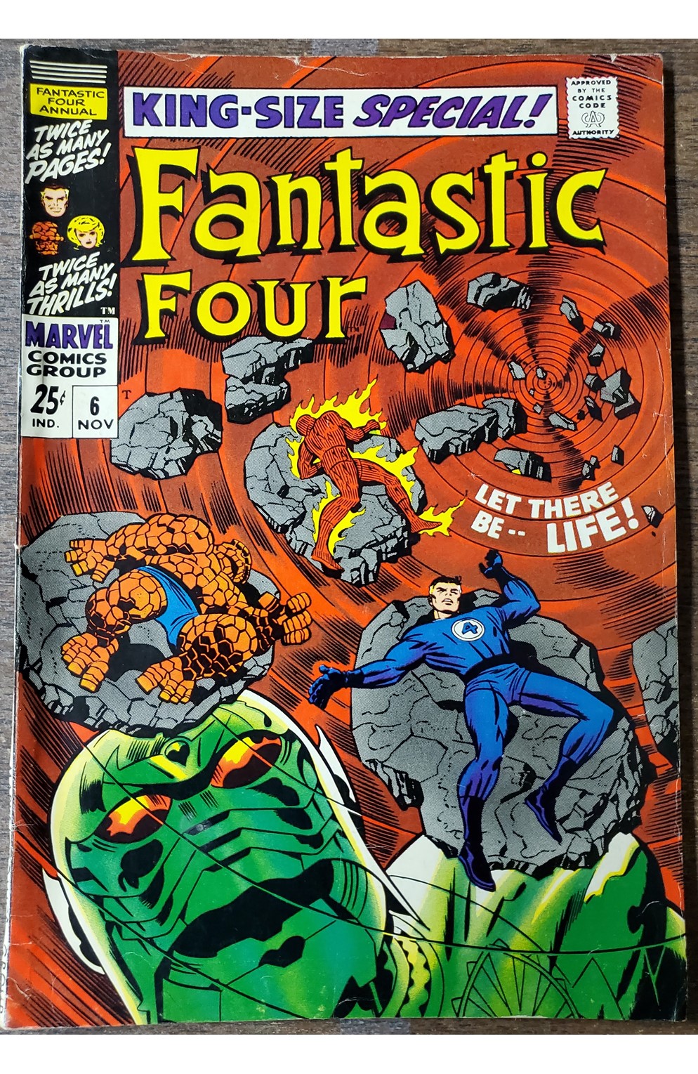 Fantastic Four Annual #6 (Marvel 1968) 1st Annihilus & Franklin Richards
