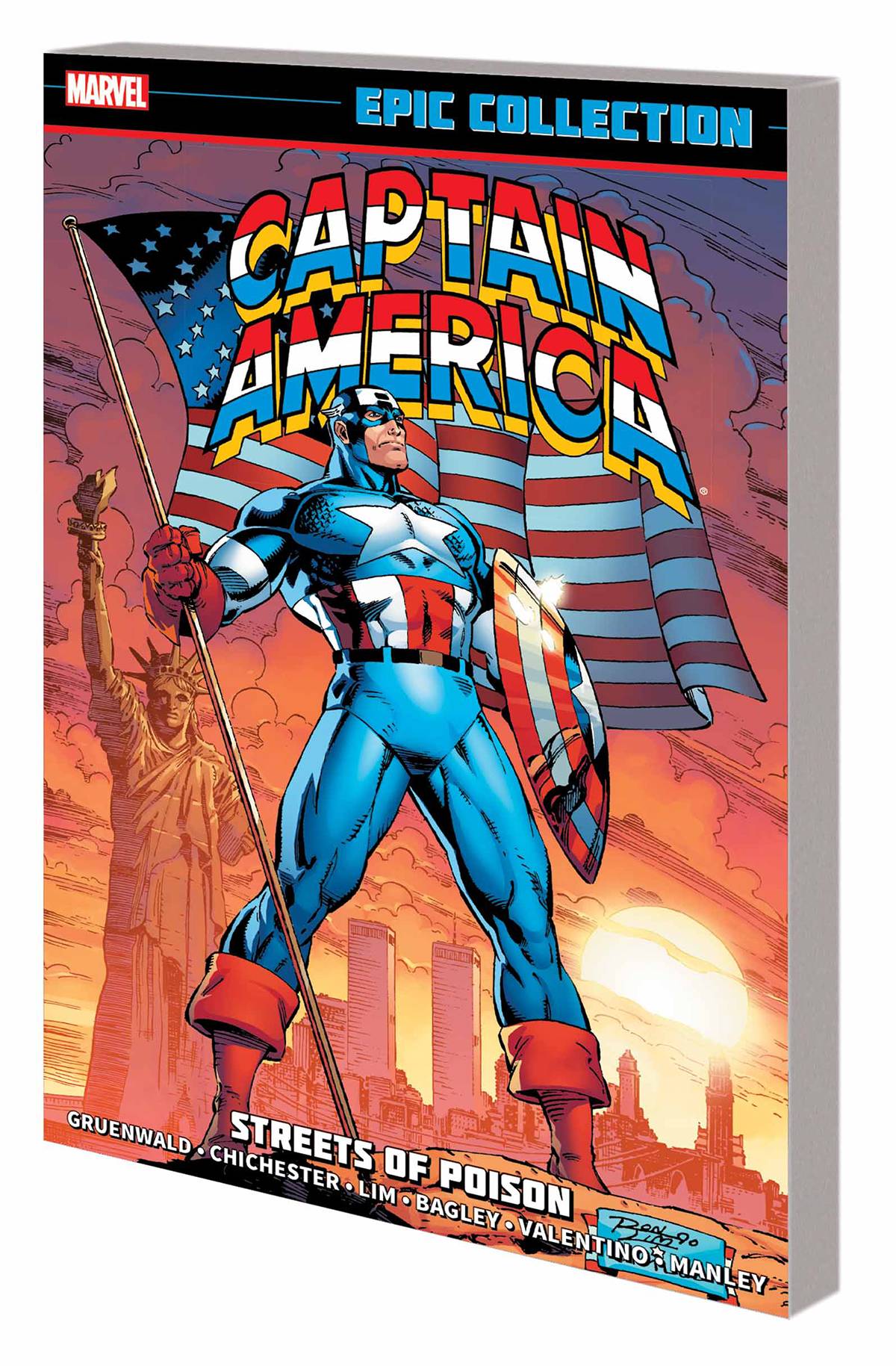 Captain America Epic Collection Graphic Novel Volume 16 Streets of Poison