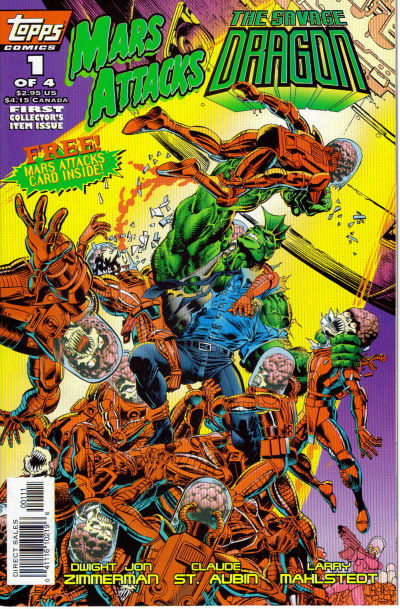 Mars Attacks The Savage Dragon #1-Fine (5.5 – 7)