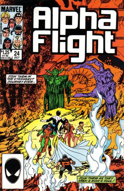 Alpha Flight #24 [Direct]-Near Mint (9.2 - 9.8)