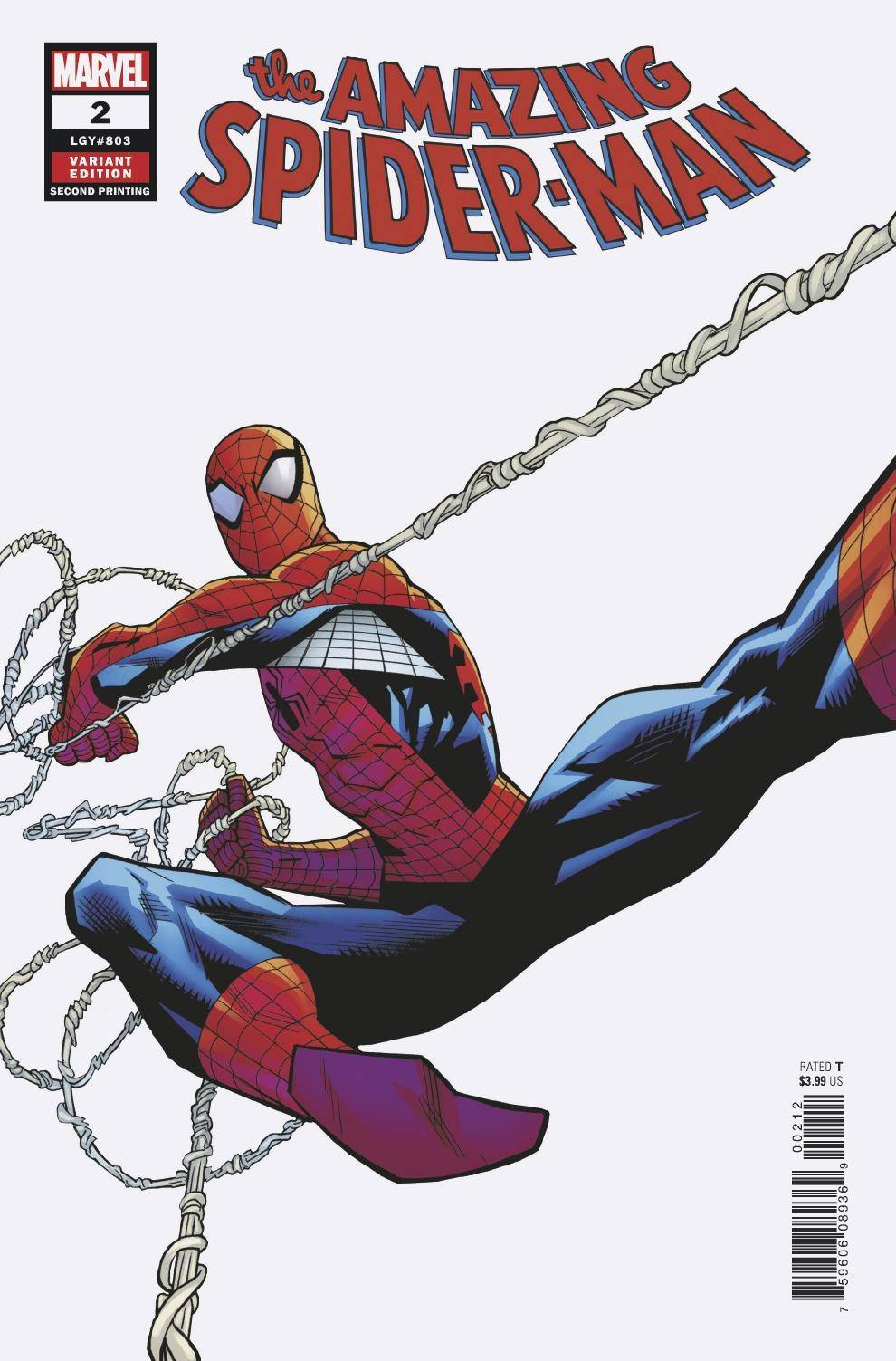 Amazing Spider-Man #2 2nd Printing Ottley Variant (2018)