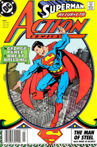 Action Comics #643 [Newsstand]-Very Good (3.5 – 5)