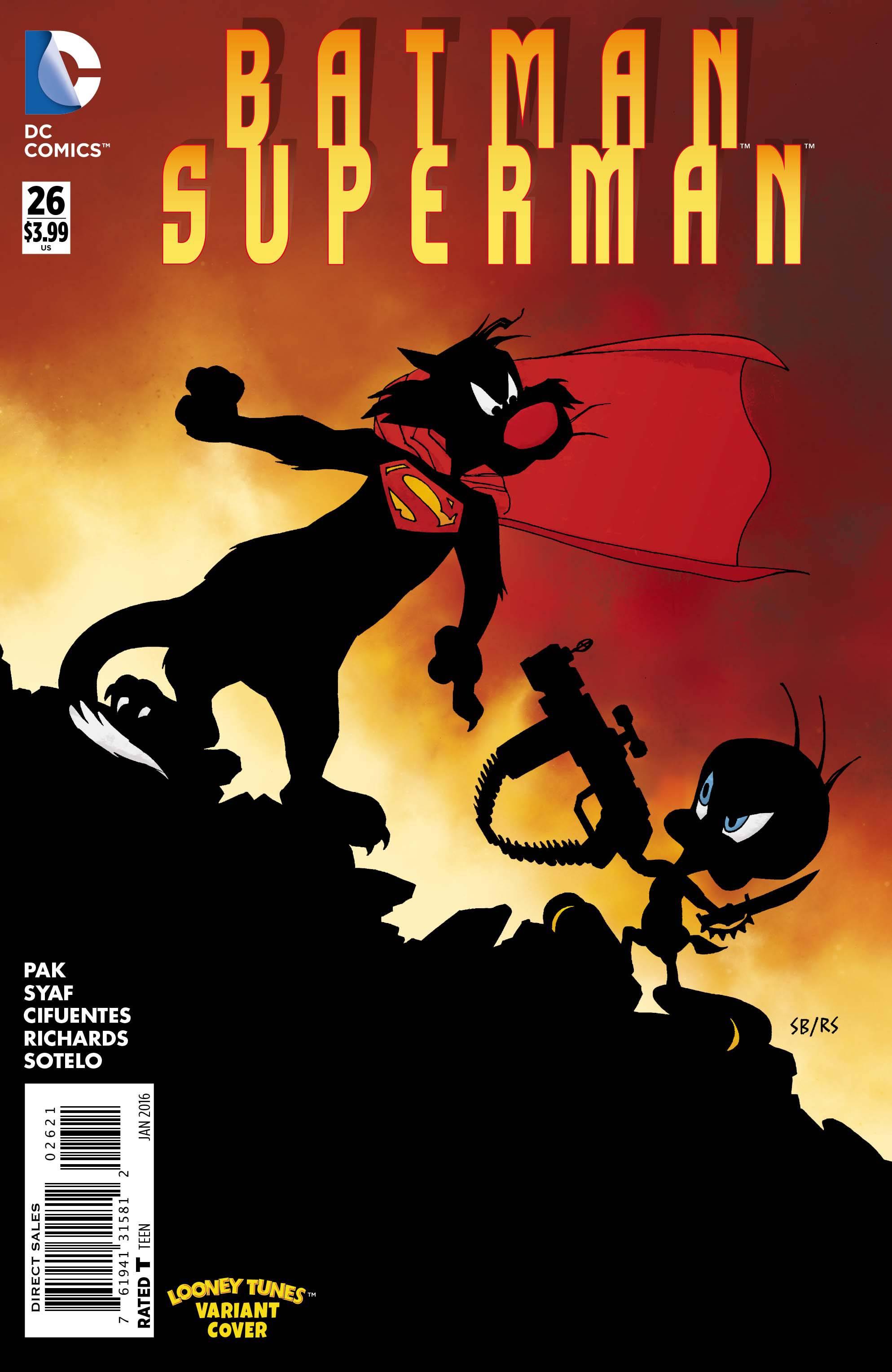 Batman Superman #26 Looney Tunes Variant Edition (2013)