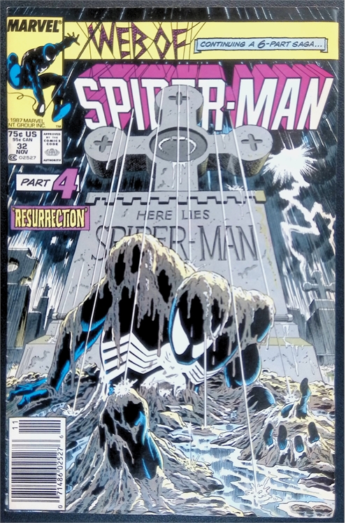 Web of Spider-Man #32 [1987, Newsstand]-Very Good (3.5 – 5)