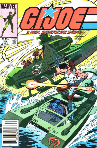 G.I. Joe, A Real American Hero #25 [Newsstand]-Very Good (3.5 – 5)