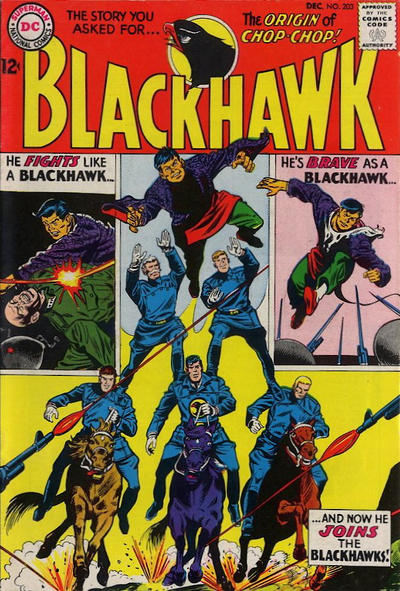 Blackhawk #203-Very Good (3.5 – 5)