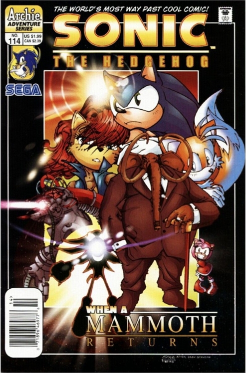 Sonic The Hedgehog #114 [Newsstand]-Fine