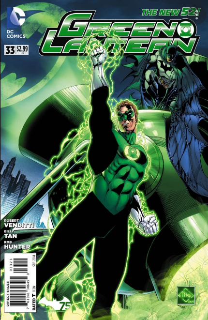 Green Lantern #33 Batman 75 Variant Edition (Uprising) (2011)