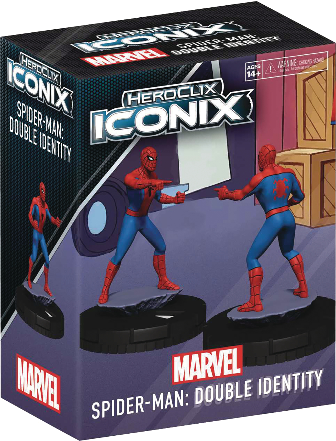 Marvel Heroclix Iconix Spiderman Double Identity