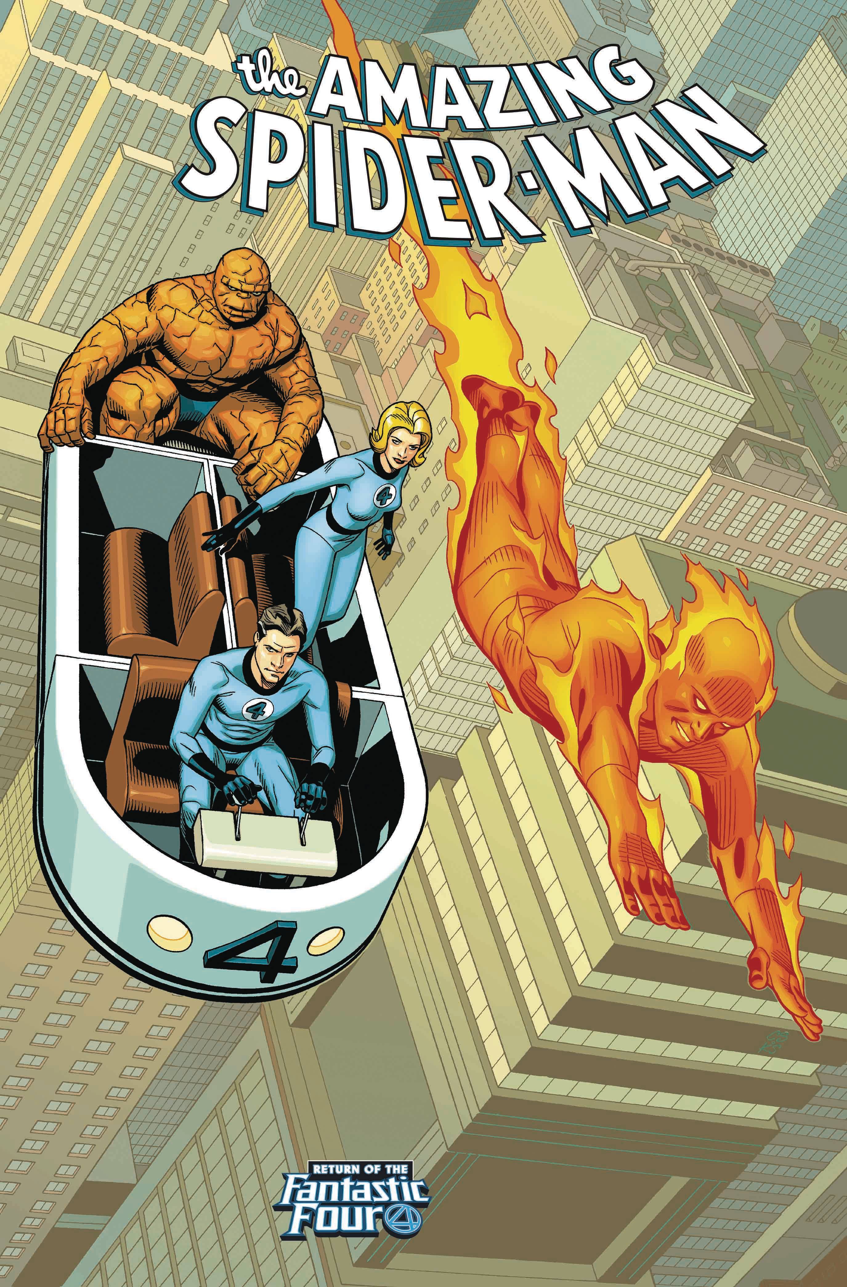 Amazing Spider-Man #4 Sprouse Return of Fantastic Four Variant (2018)
