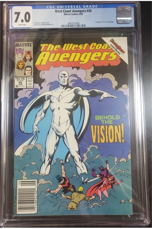 West Coast Avengers #45 Cgc 7.0