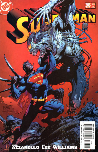 Superman #206 [Direct Sales](1987)-Very Fine (7.5 – 9)