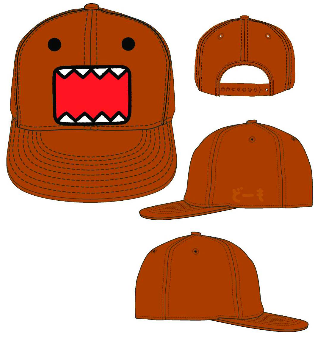 Domo Core Big Face Snap Back Cap