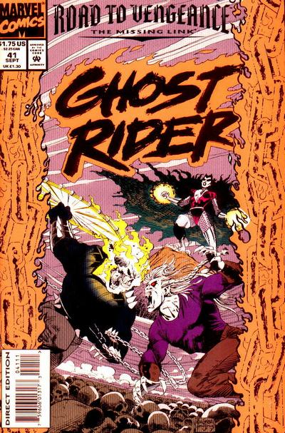 Ghost Rider #41 [Direct Edition]-Very Fine (7.5 – 9)