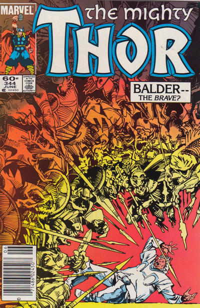 Thor #344 [Newsstand]-Very Good (3.5 – 5)