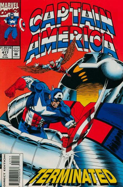 Captain America #417 [Direct Edition]-Very Fine 