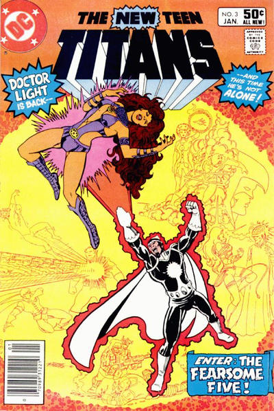 The New Teen Titans #3 [Newsstand](1980)-Very Fine (7.5 – 9)