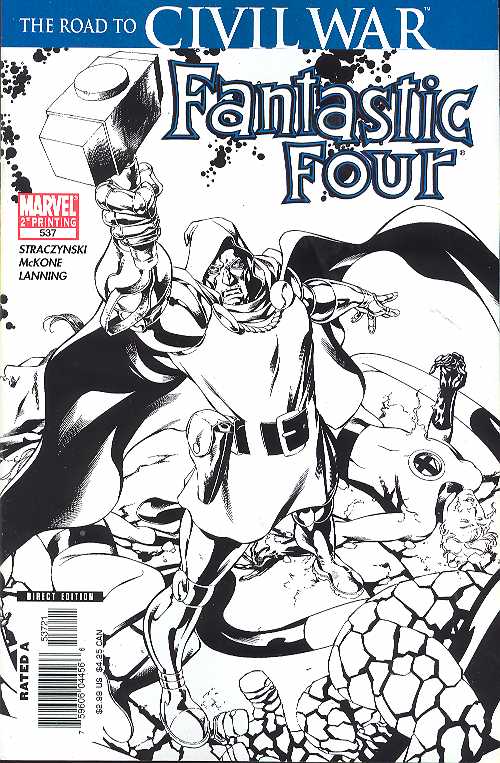 Fantastic Four #537 (1998) 2nd Printing Variant