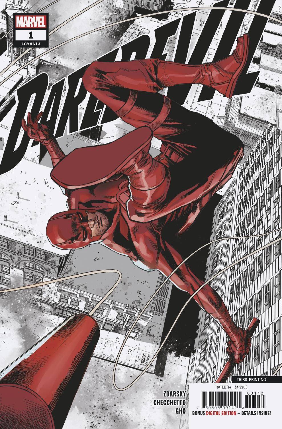 Daredevil #1 3rd Printing Checchetto Variant (2019)