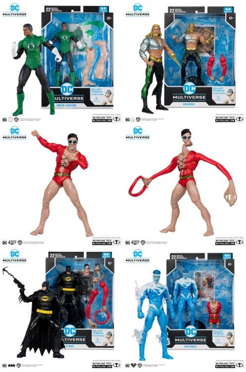 DC Build A Action Figure JLA Set of 4 (Plastic Man)