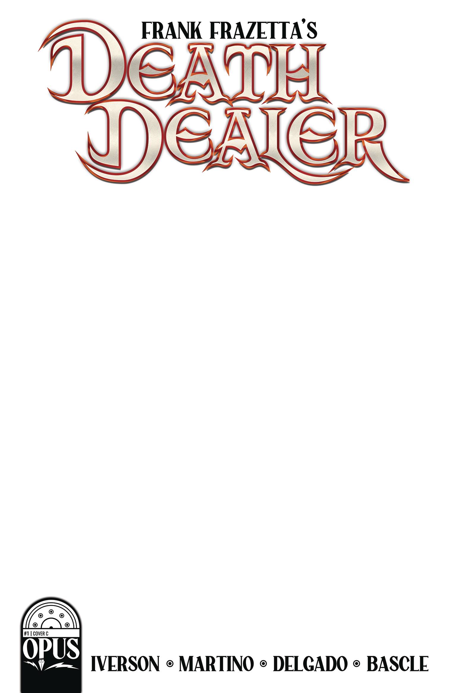 Frank Frazetta Death Dealer #1 Cover C 1 for 5 Incentive Blank Sketch