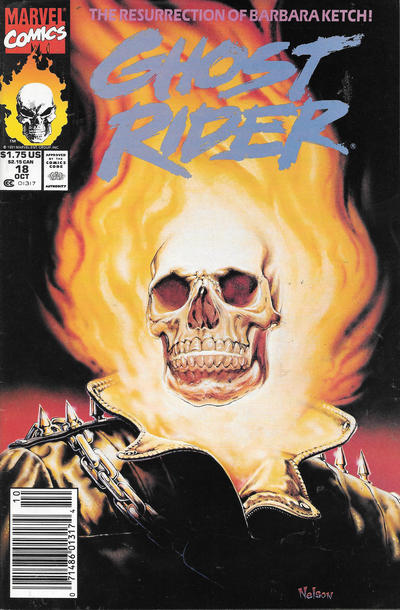 Ghost Rider #18 [Newsstand]-Very Fine (7.5 – 9)