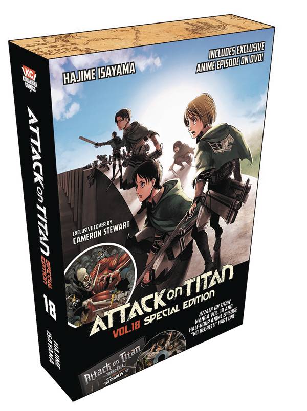 Attack on Titan Manga Volume 19 Special Edition With DVD