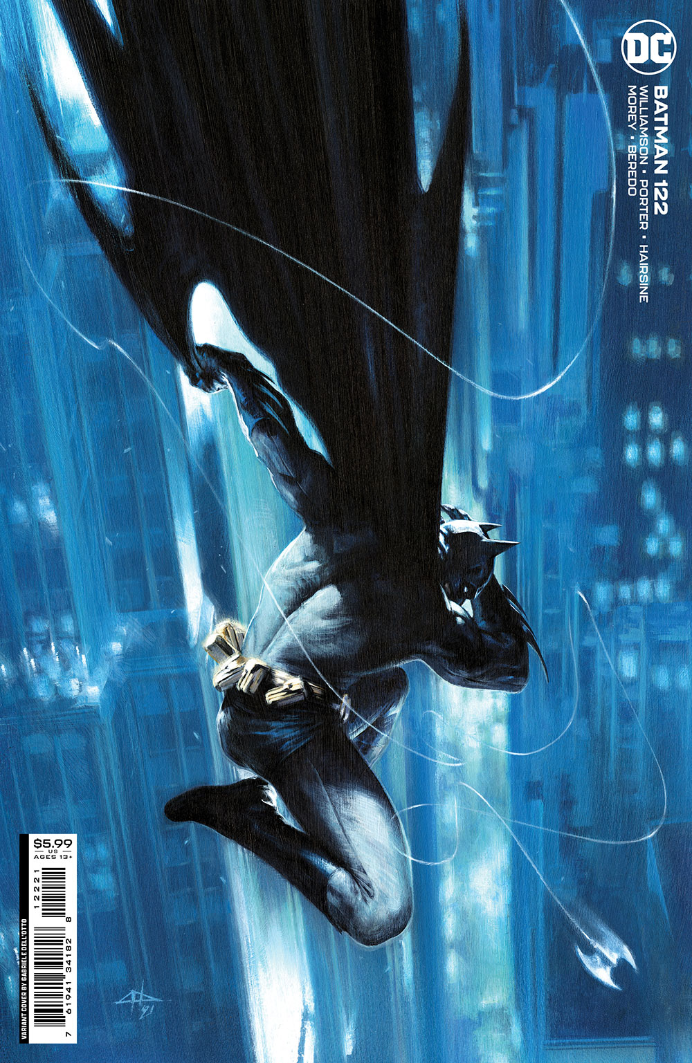 Batman #122 Cover B Gabriele Dell Otto Card Stock Variant (Shadow War) (2016)