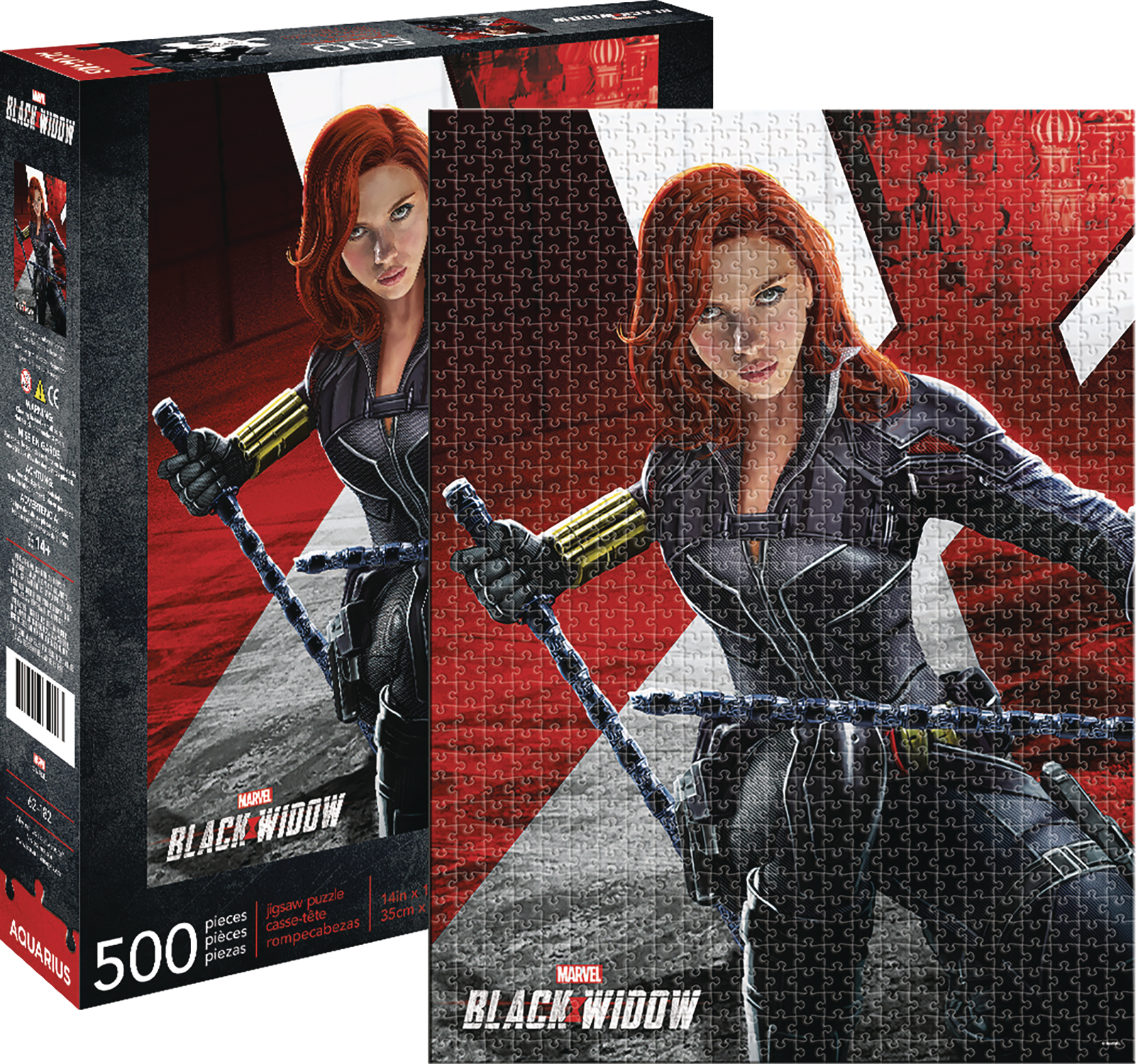 Aquarius Marvel Black Widow Movie 500 Piece Puzzle