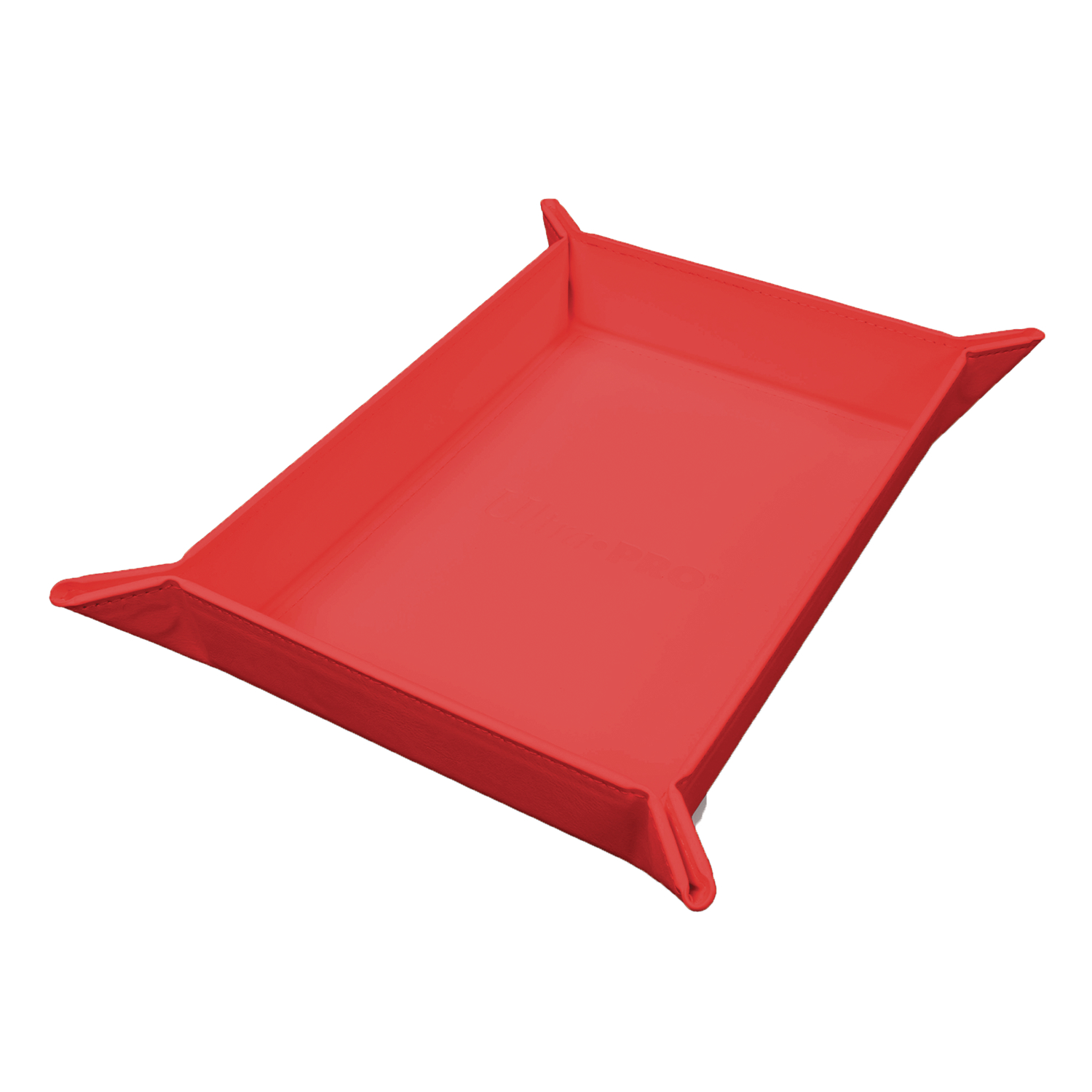 Vivid Magnetic Foldable Dice Tray Red