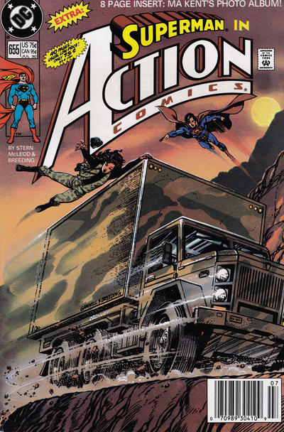 Action Comics #655 [Newsstand]-Very Good (3.5 – 5)