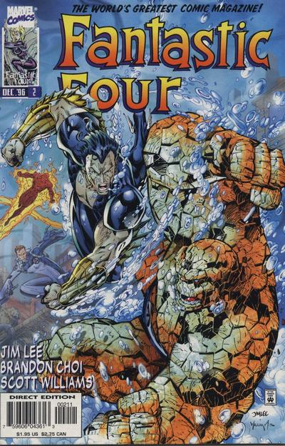 Fantastic Four #2 (1996) [Direct Edition]-Fine (5.5 – 7)