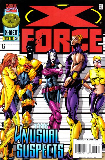 X-Force #54 [Direct Edition]-Fine (5.5 – 7)