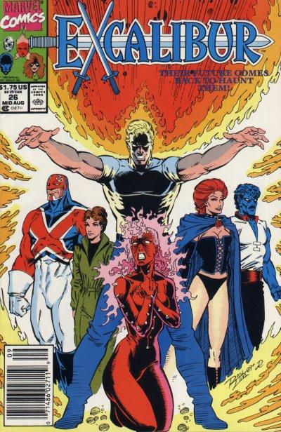 Excalibur #26 [Newsstand](1988)-Fine (5.5 – 7)