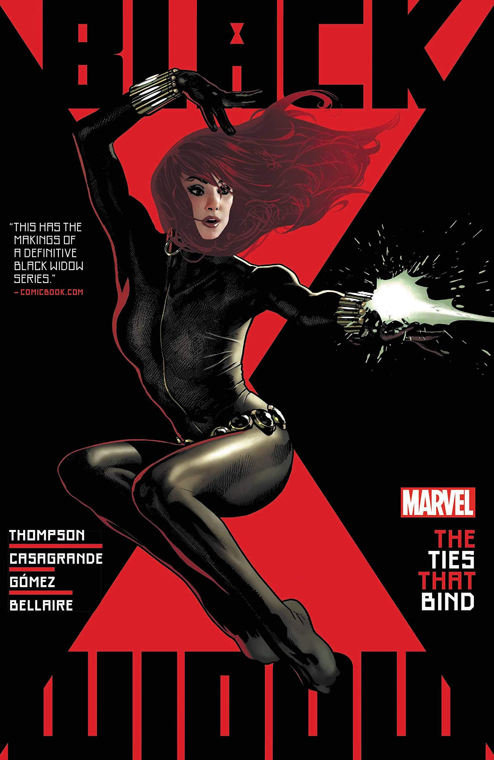 Black Widow by Kelly Thompson Graphic Novel Volume 1 Ties That Bind