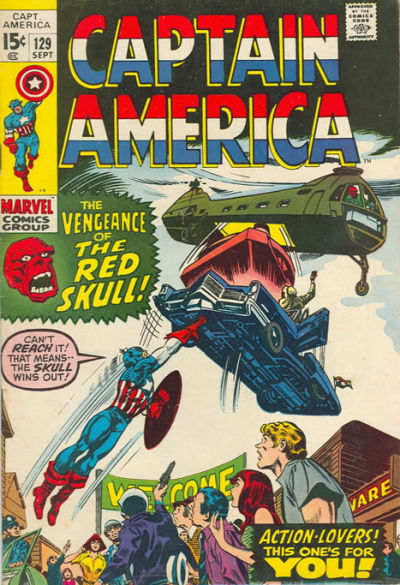 Captain America #129-Very Fine (7.5 – 9)