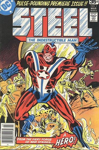 Steel, The Indestructible Man #1 - Vf- 7.5