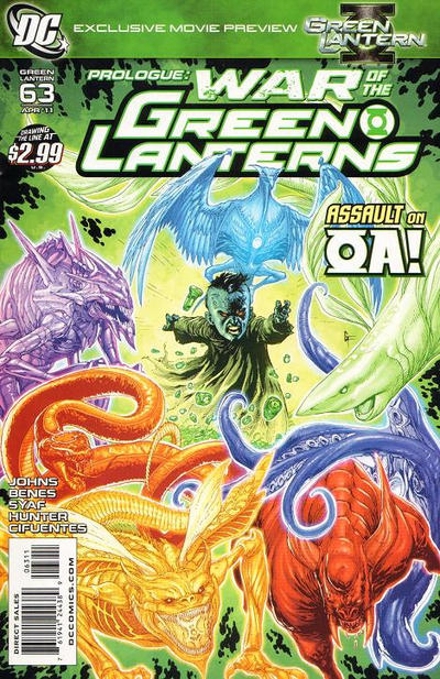 Green Lantern #63 (War of the Green Lanterns) (2005	)