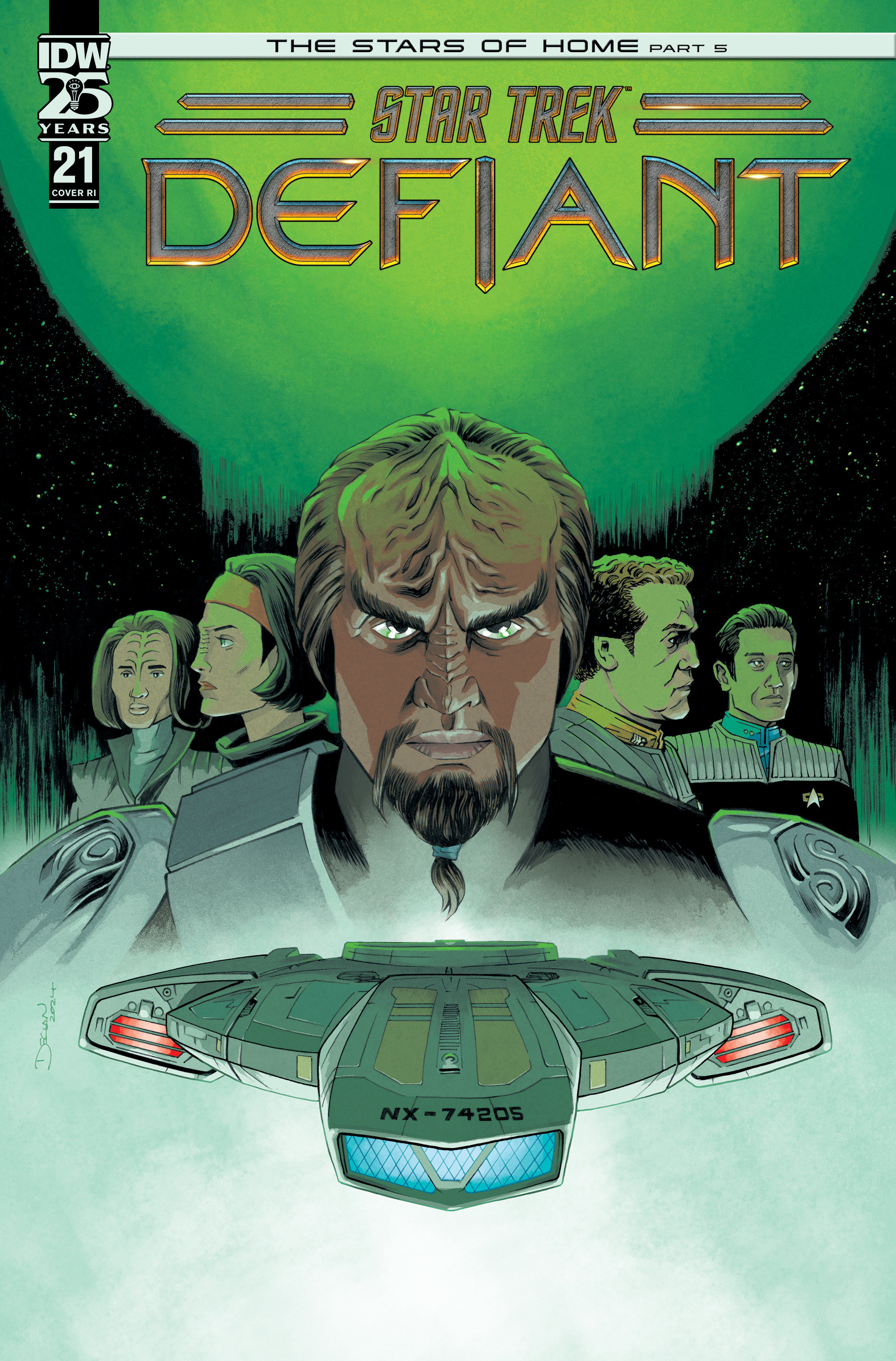 Star Trek: Defiant #21 Cover Shalvey 1 for 10 Incentive