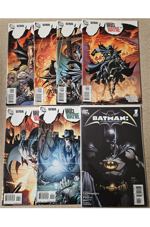 Return of Bruce Wayne #1-6 Plus Batman The Return (DC 2010) Set